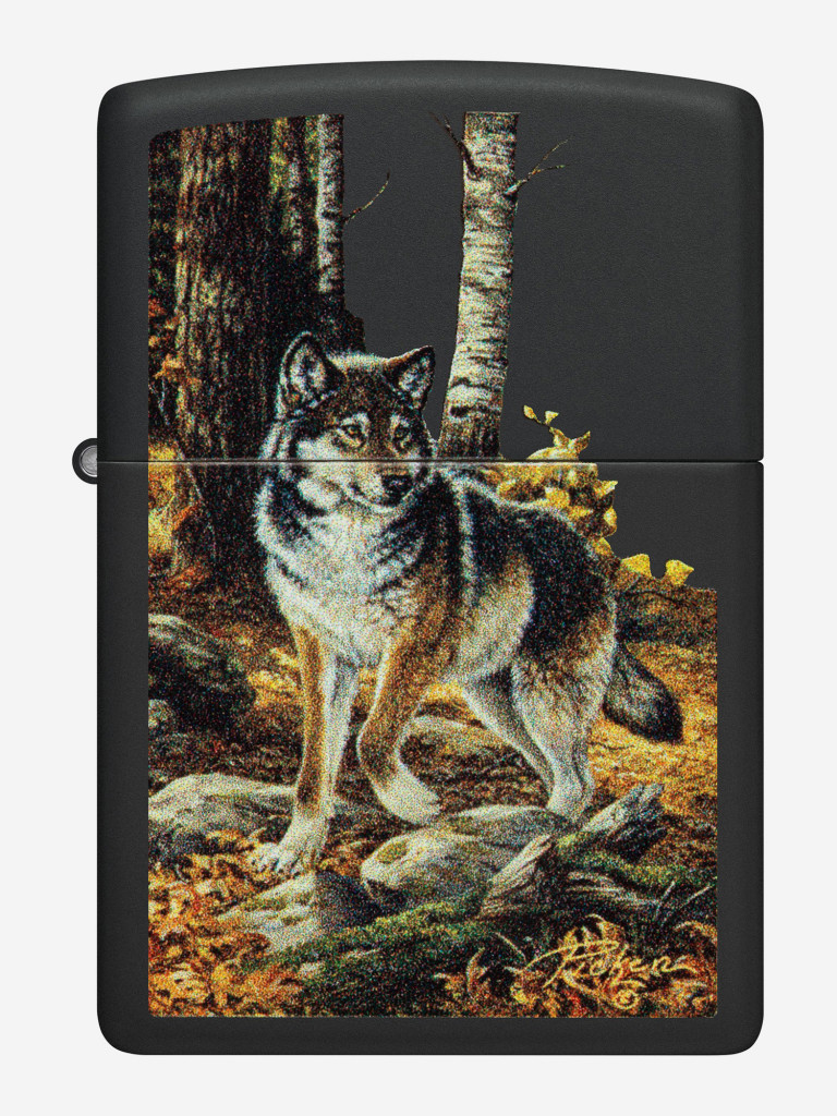 Зажигалка бензиновая ZIPPO 48970 Wolf Linda Picken