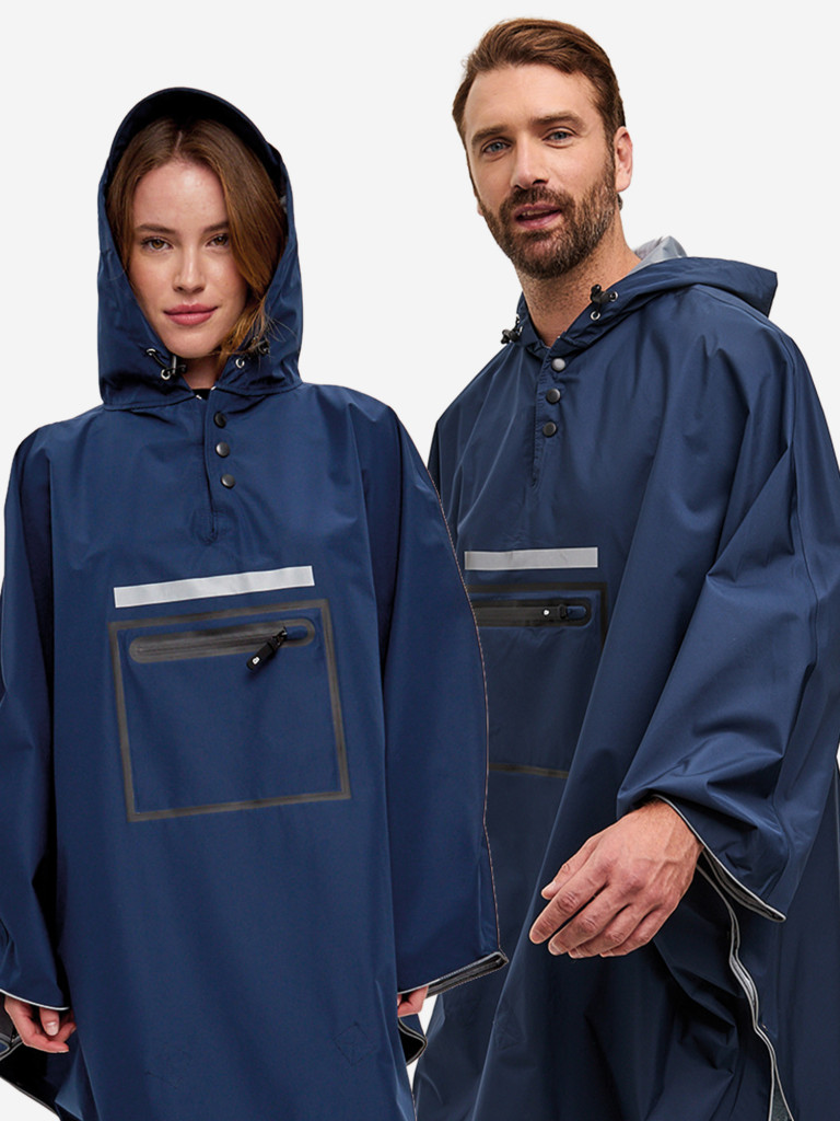 Дождевик плащ пончо унисекс Reinar Gamp с капюшоном демисезонный