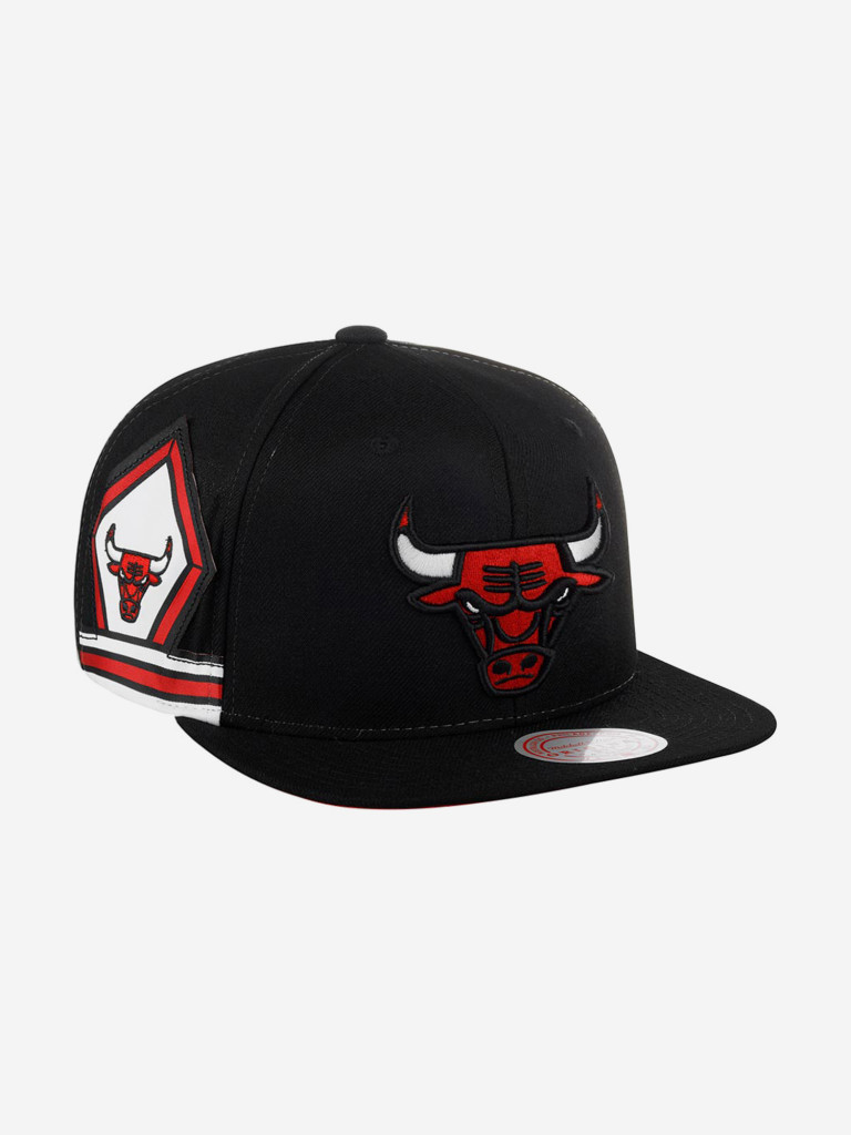 Бейсболка с прямым козырьком MITCHELL NESS 6HSSLD21011-CBUBLCK Chicago Bulls NBA (черный)