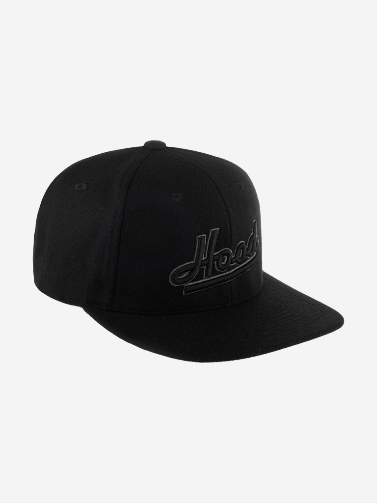 Бейсболка с прямым козырьком HOOD 100-MWL045-HD001-BK Hood 3D X (черный)