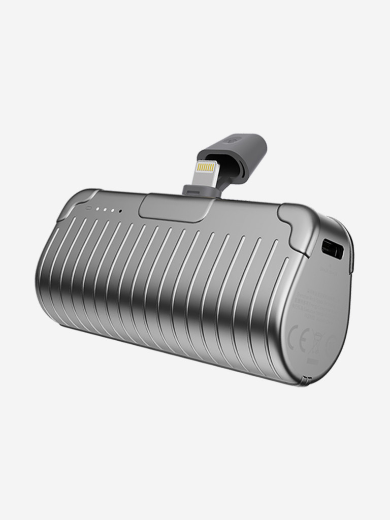 Внешний аккумулятор ROCK P86 Fast Charging Power Bank 4800mAh темно-серый