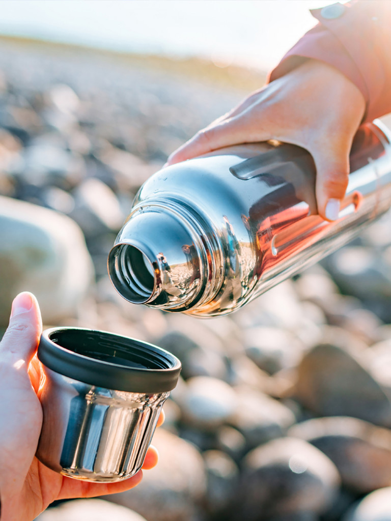 Термос вакуумный для напитков BOBBER Flask 770 мл, тепло до 36 часов, зеркальный