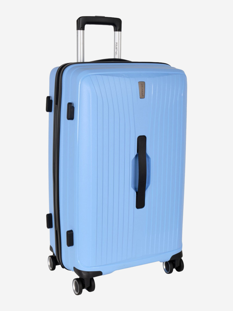 Чемодан Polar РР829 "Blue 24" пластик PP (полипропилен) средний"