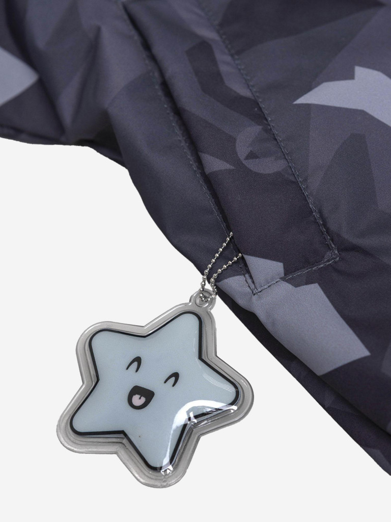 Кобинезон детский batik Брауни принт серый монохром