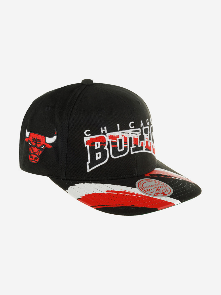 Бейсболка MITCHELL NESS HHSS5989-CBUYYPPPBLCK Chicago Bulls NBA (черный)