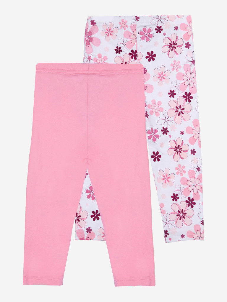 Легинсы для девочек, 2 пары в комплекте PlayToday