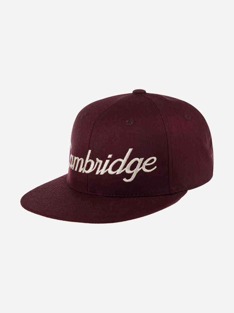 Бейсболка с прямым козырьком HOOD 100-MWL002-MA002-OX Cambridge, MA (малиновый)