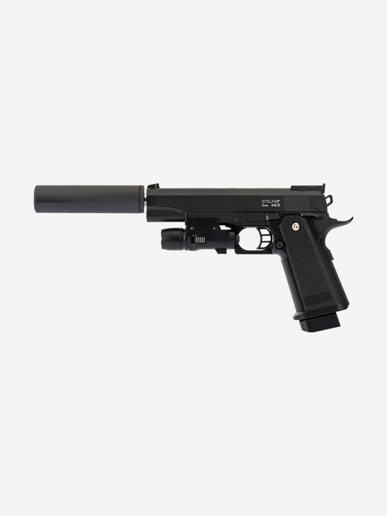 Пневматический Hi-Capa 5.1 Stalker страйкбольный пистолет металлический 6мм