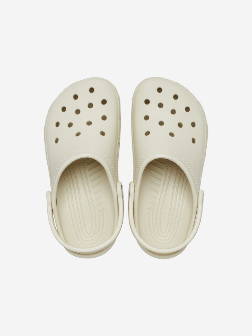 фото Сабо детские crocs classic clog k, бежевый