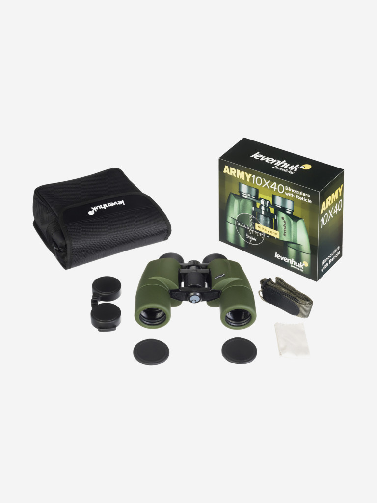 Бинокль Levenhuk Army 10x40 с сеткой