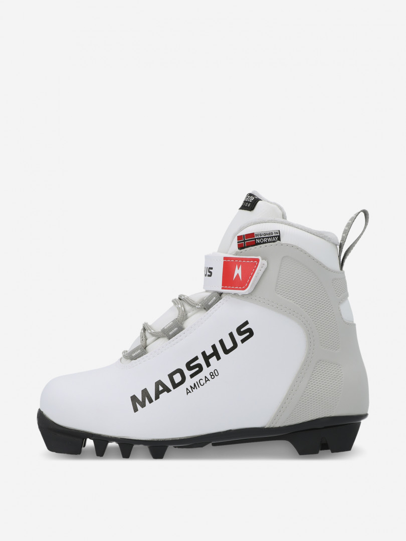 фото Ботинки для беговых лыж детские madshus amica 80, белый