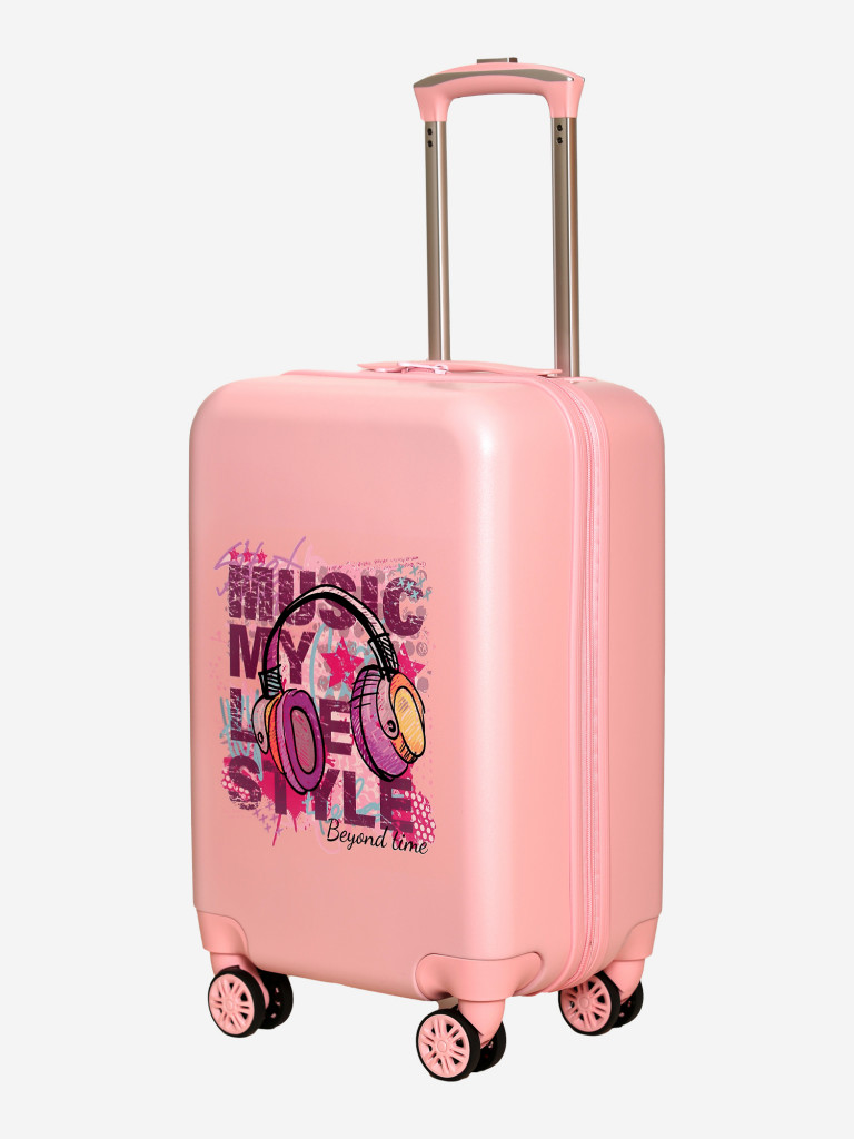 Чемодан детский BEYOND TIME G208 Music розовый