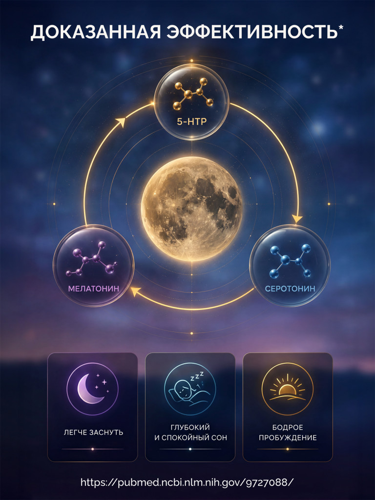 5-HTP триптофан MedCraft, 100 мг, 60 капс.