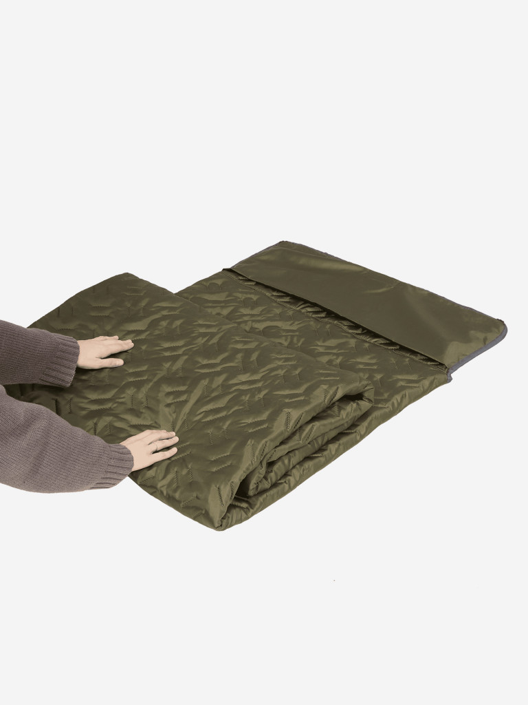 Спальный мешок Фрегат туристический с подголовником, 72 см х 230 см, зеленый (300г/м2)