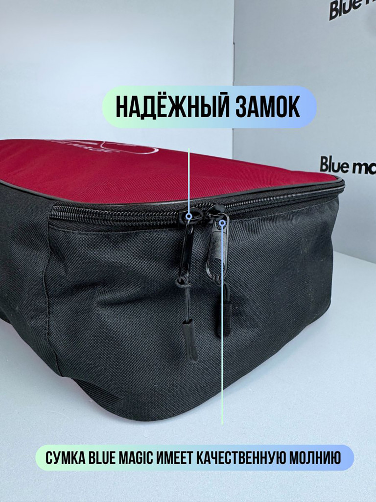 Сумка чехол для эхолота12" Blue Magic цвет темно-красный