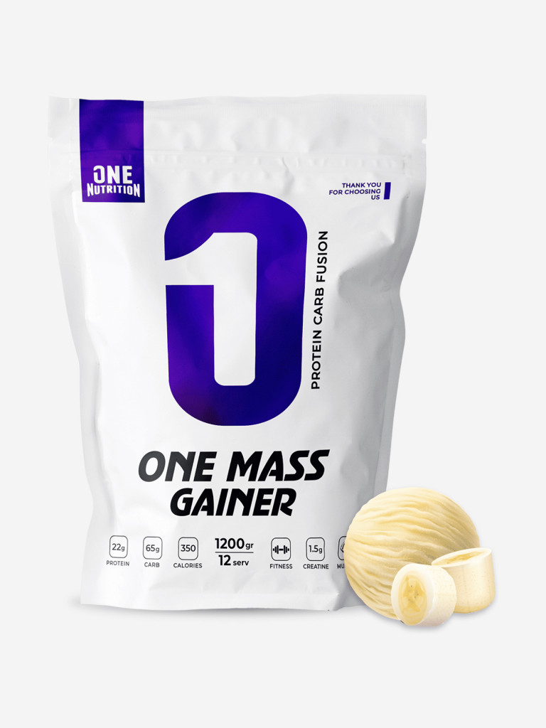 Гейнер, One Nutrition, 1200 г, банан
