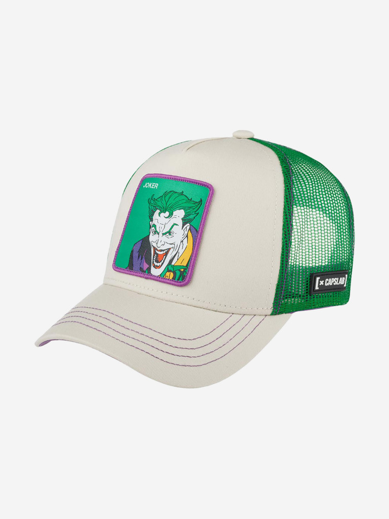 Бейсболка с сеточкой CAPSLAB CL/DC5/1/CAS/JOK2 DC Comics Joker (белый)