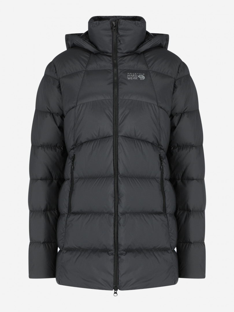 фото Пуховик женский mountain hardwear rhea ridge/2 parka, черный