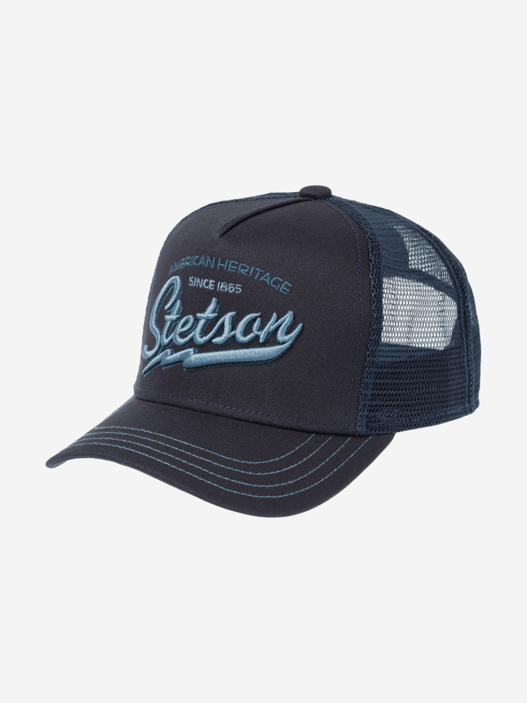 Бейсболка с сеточкой STETSON 7751171K TRUCKER CAP AMERICAN HERITAGE CLASSIC (синий)