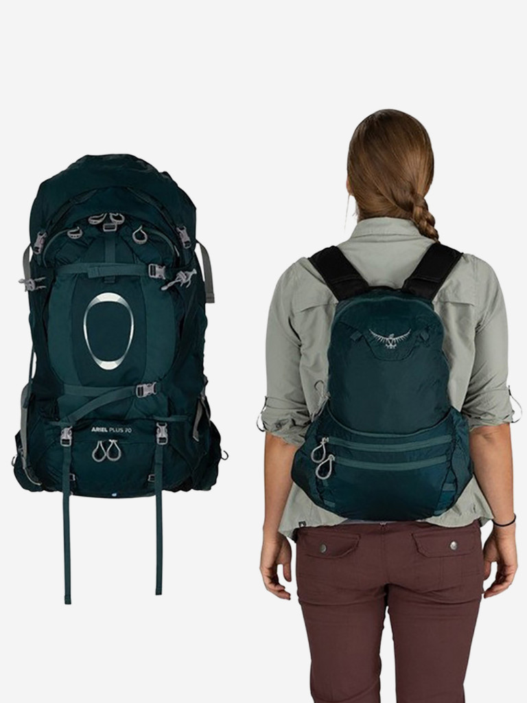 Рюкзак Osprey Ariel Plus 70 Night Jungle Blue