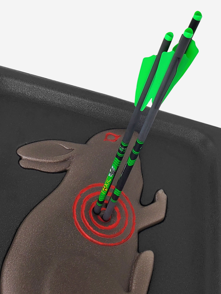 Стрела арбалетная карбоновая Centershot Toxic Carbon 16" Half Moon Nock (6шт.)