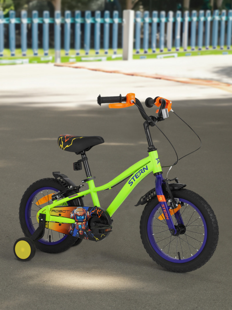 Велосипед для мальчиков Stern Robot 14 Зеленый