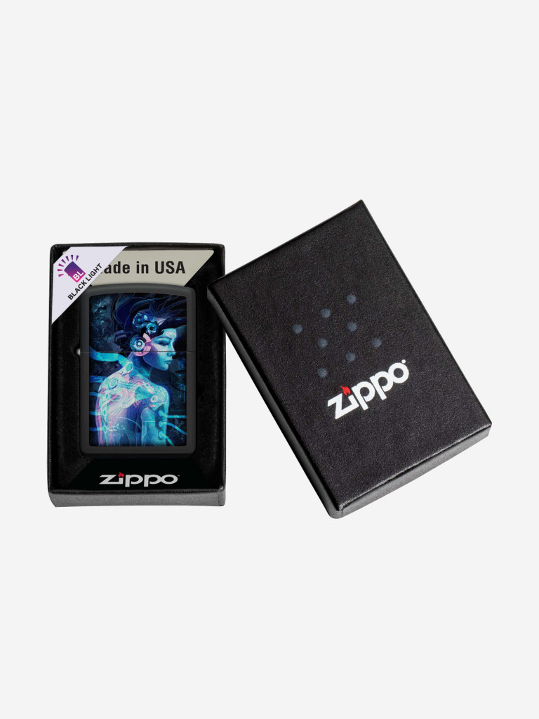 Зажигалка бензиновая ZIPPO 48517 Cyber Woman
