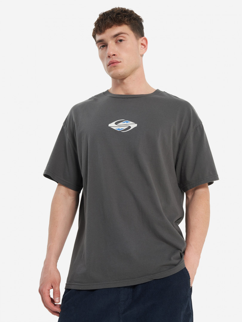 Футболка мужская оверсайз Quiksilver Global Heat Серый 3519₽