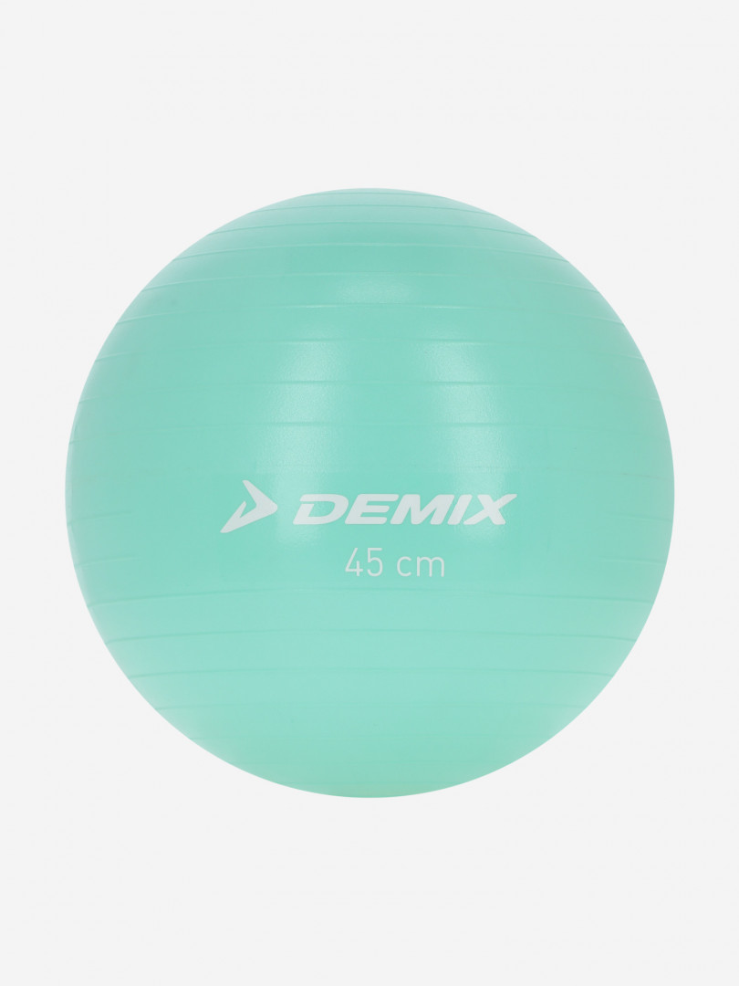 фото Мяч гимнастический с насосом demix, 45 см, зеленый