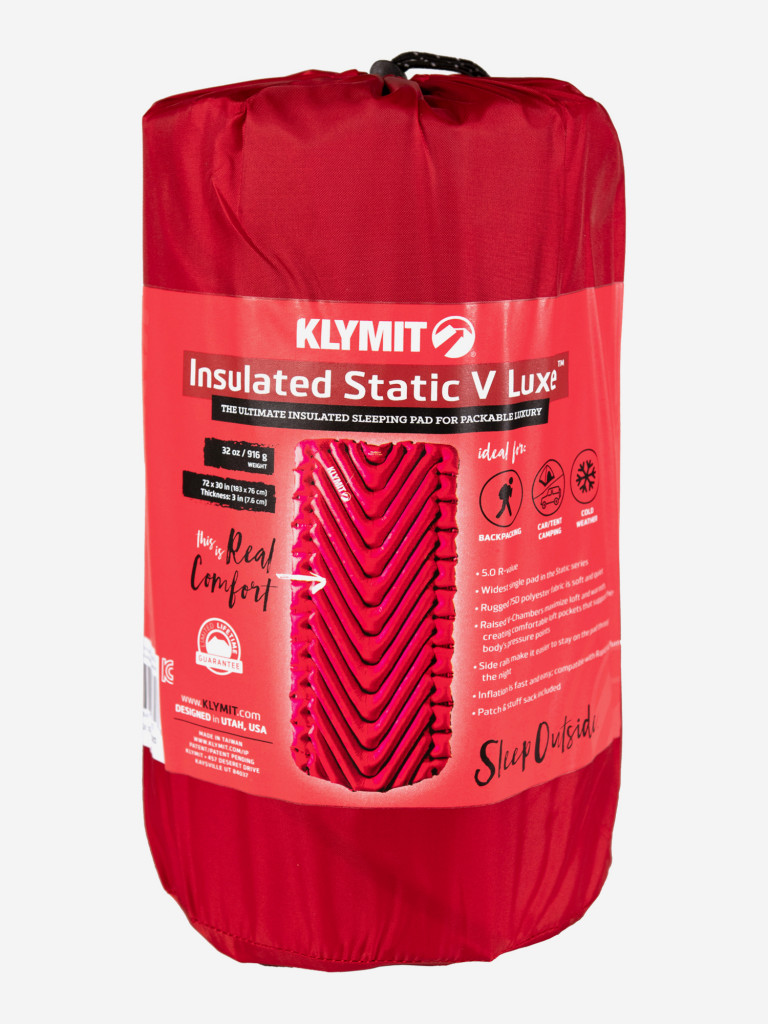 Надувной коврик KLYMIT Insulated Static V Luxe