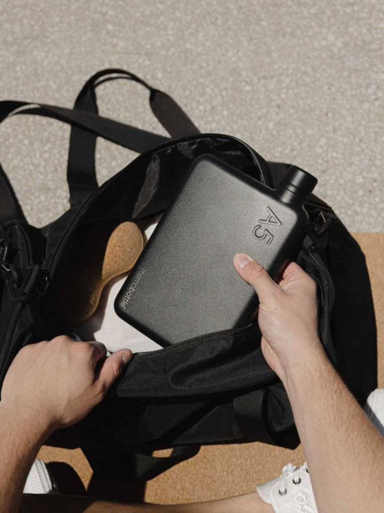 Бутылка из нержавеющей стали Memobottle A5, черный