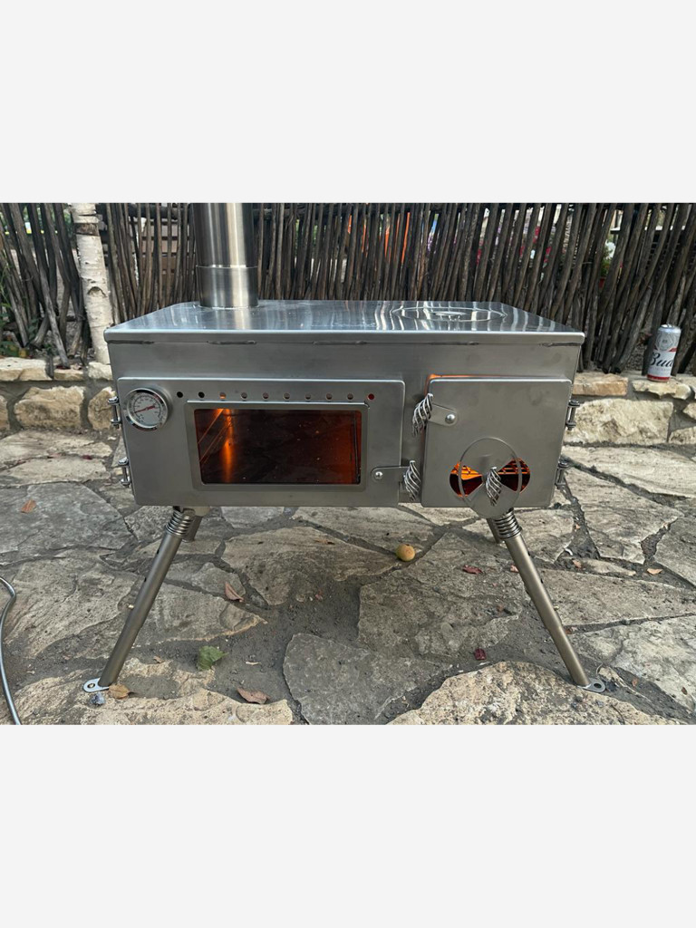 Походная печь Winnerwell Woodlander Pizza Stove Large, нерж. ст. AISI 304