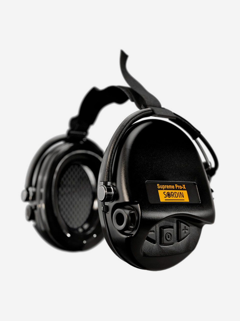 Активные наушники для стрельбы Sordin MSA Supreme Pro-X Neckband, SNR 24dB, NRR 19dB, черный