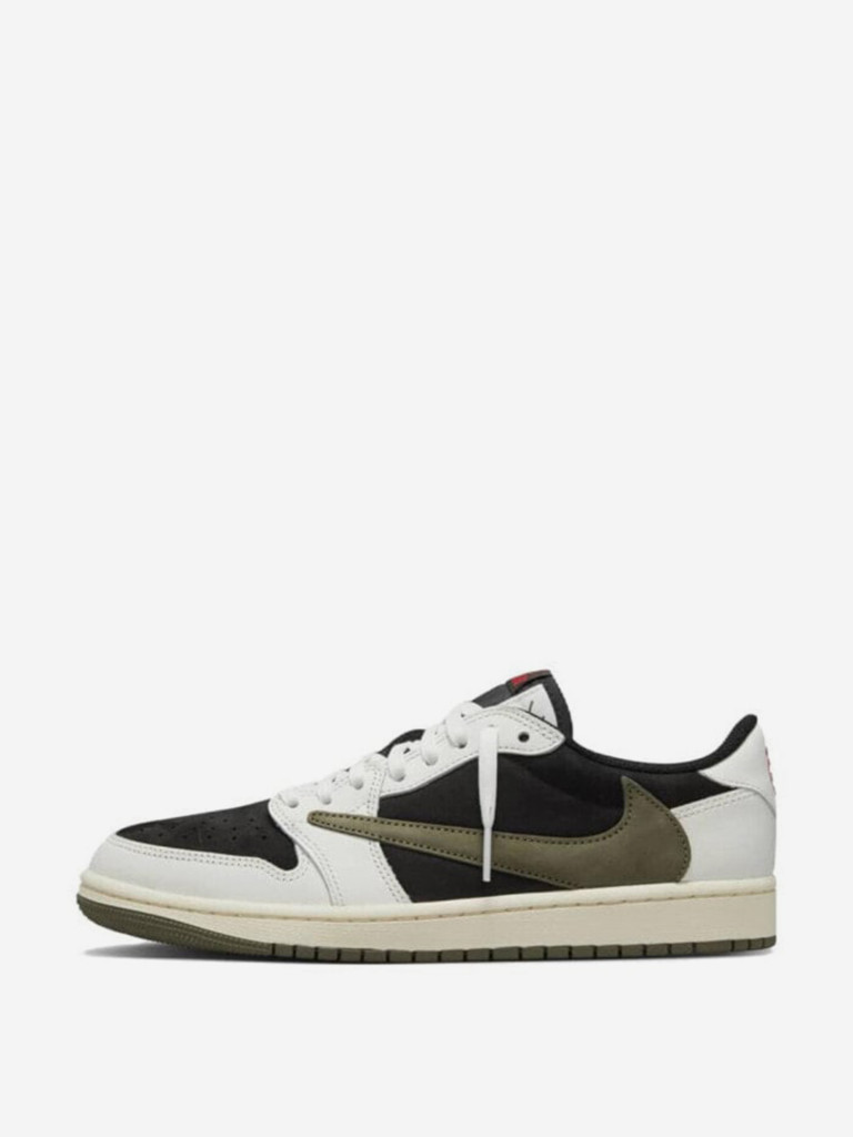 Кроссовки Jordan 1 Retro Low OG SP Travis Scott Olive