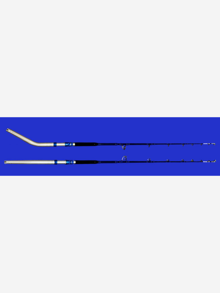 Кривая ручка из морского алюминия для морских удилищ BLUE MARLIN серий 2105Al и 1804Al, тест 40-70 LB, модель 2026 года