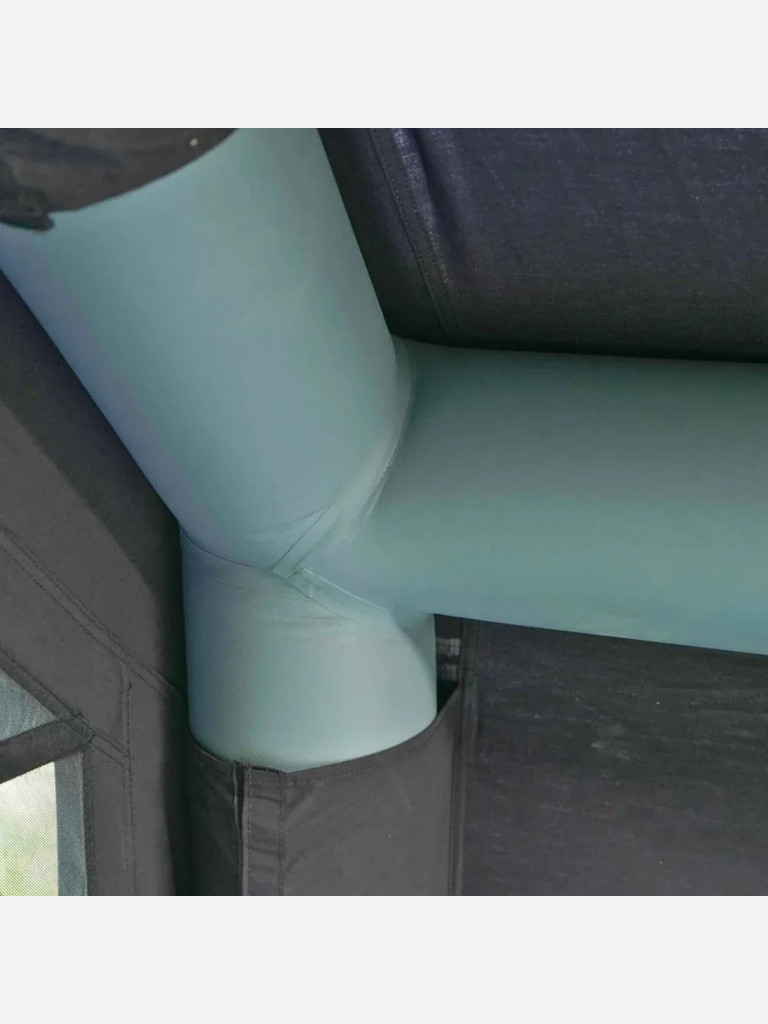 Надувная палатка Coody 8.0 Black, 320×250×220 см, 2–4 человека, 2 входа, навес