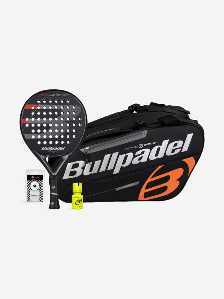 Комплект из ракетки для падел-тенниса Bullpadel Game CTR с сумкой