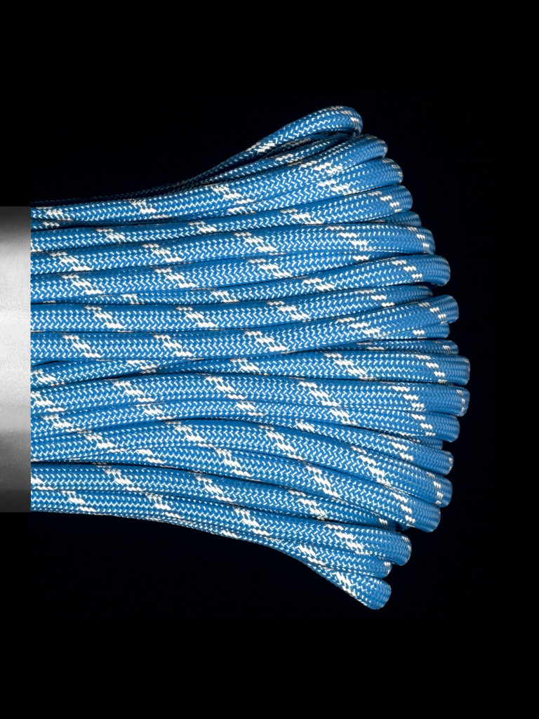 Паракорд 550 CORD nylon 30м RUS световозвращающий (carolina blue)