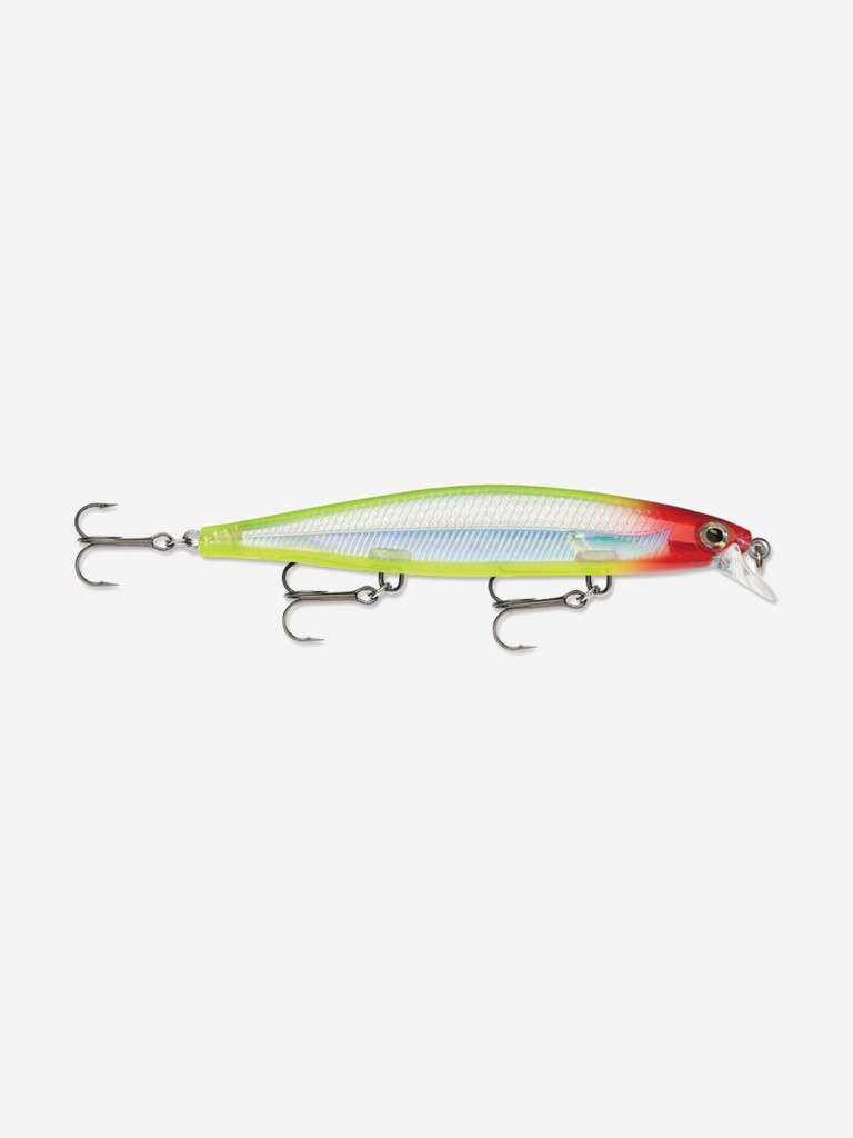 Воблер для рыбалки RAPALA Shadow Rap 11, 11см, 13гр, цвет CLN, медленно тонущий