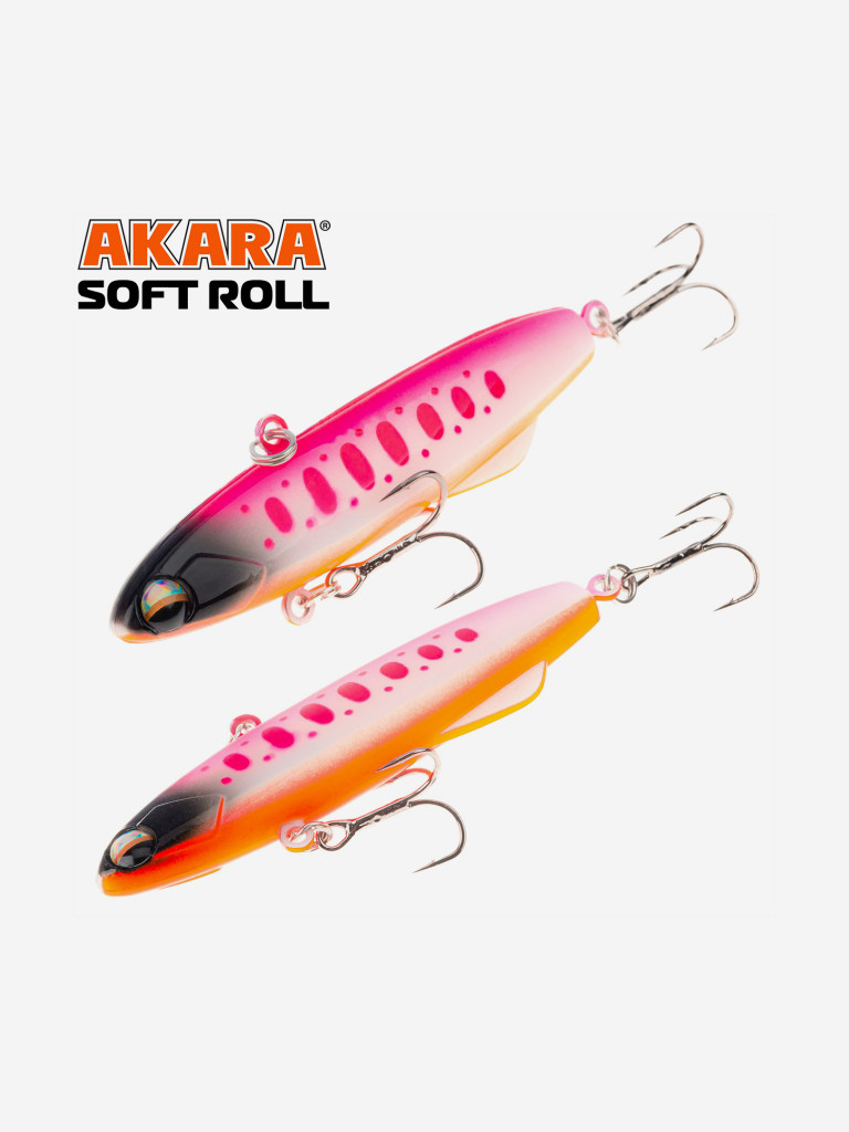 Воблер Akara раттлин Soft Roll 80 мм 28 гр. A286