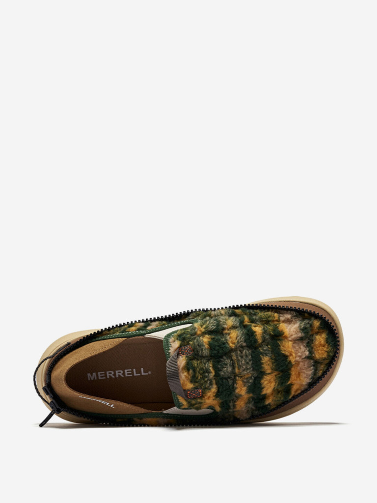 Кроссовки Merrell HUT MOC 2 PACKABLE COZY Lightweight Low-Top Outdoor Recreation Men's Yellow Green
