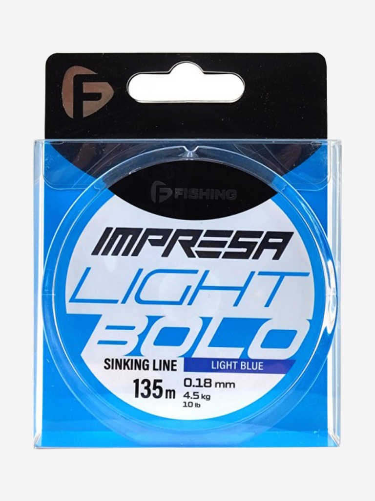 Леска Impresa Light Bolo Light Blue F-FISHING 135м 0,18мм 4,5кг/10lb
