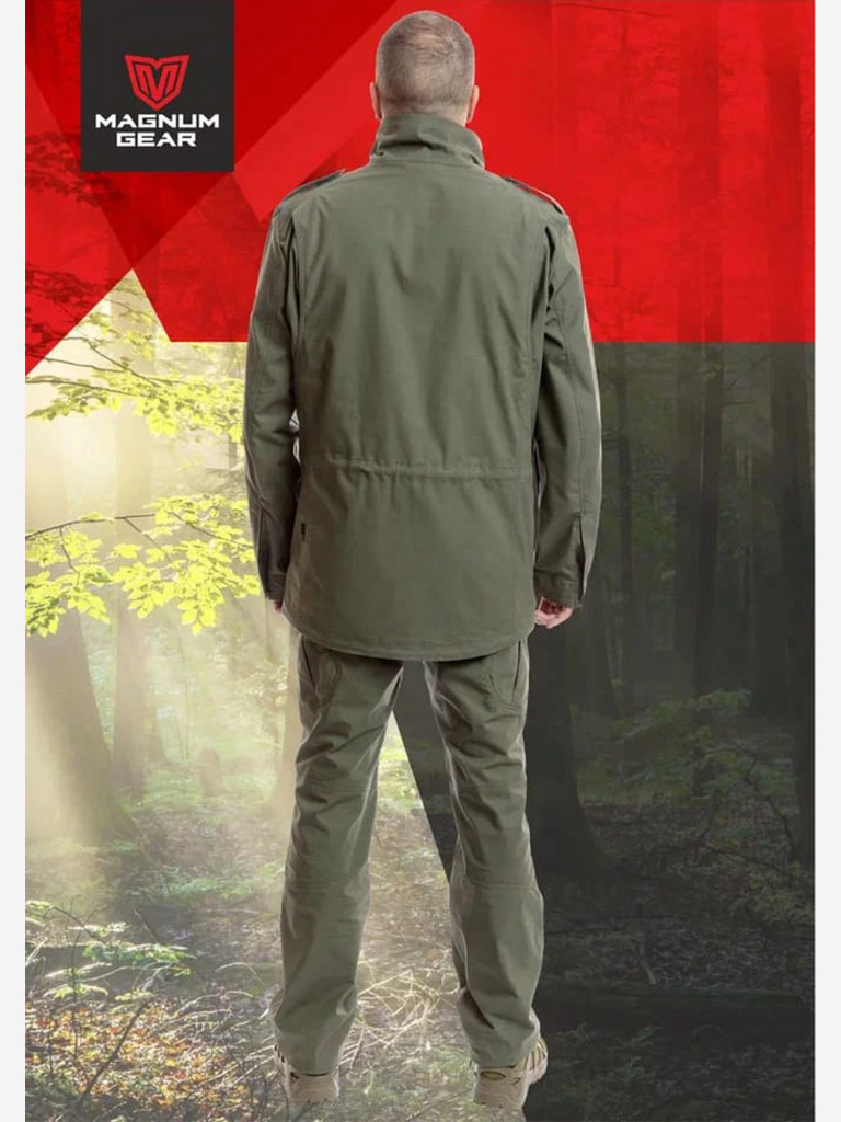 Куртка для рыбалки мужская MAGNUM GEAR FLAGMAN олива