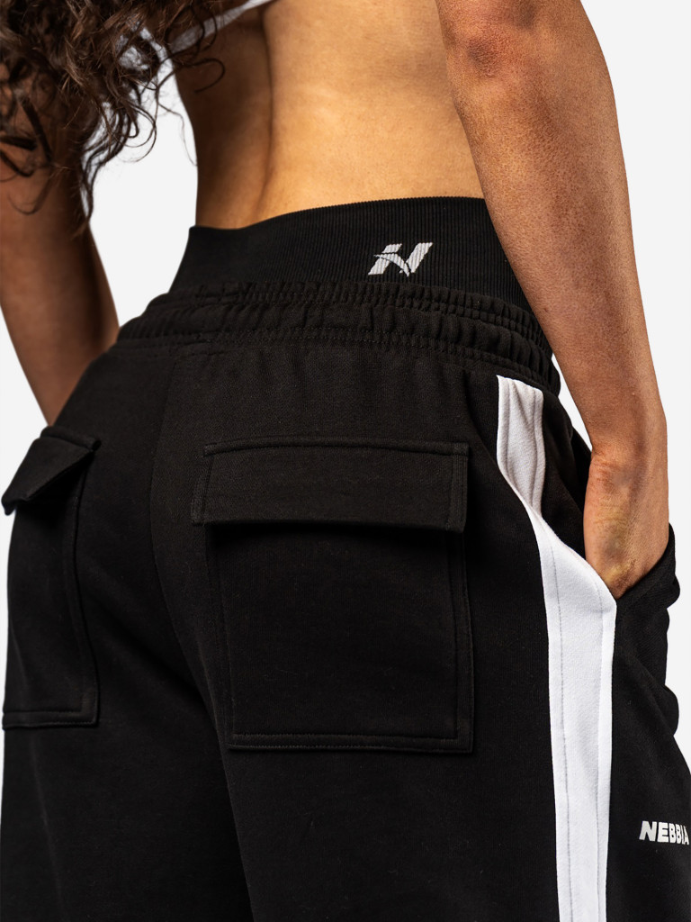 Брюки женские спортивные NEBBIA Oversized Sweatpants POWER 896 Black