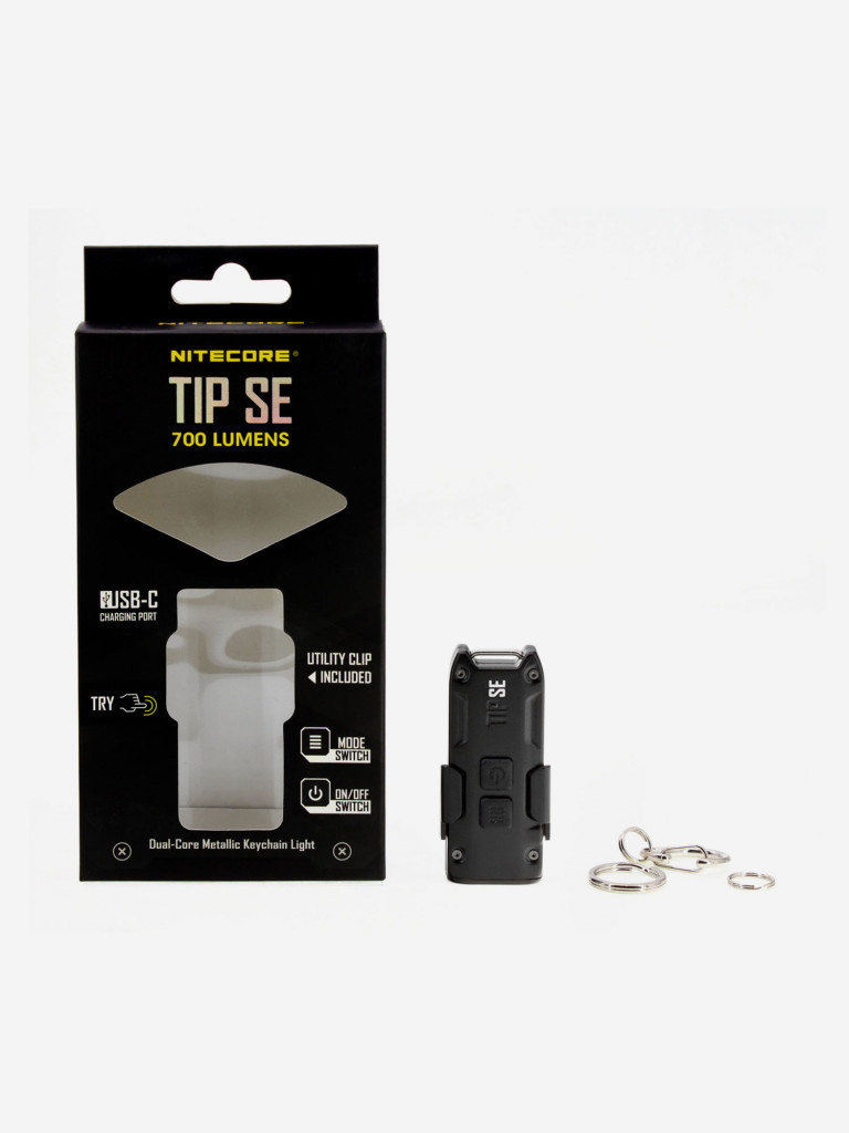 Наключный фонарь NITECORE TIP SE Black 2* OSRAM P8 700Люмен