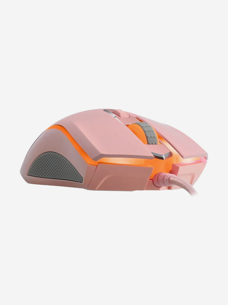 RAPOO Игровая мышь проводная V25S, цвет - розовый (12278)