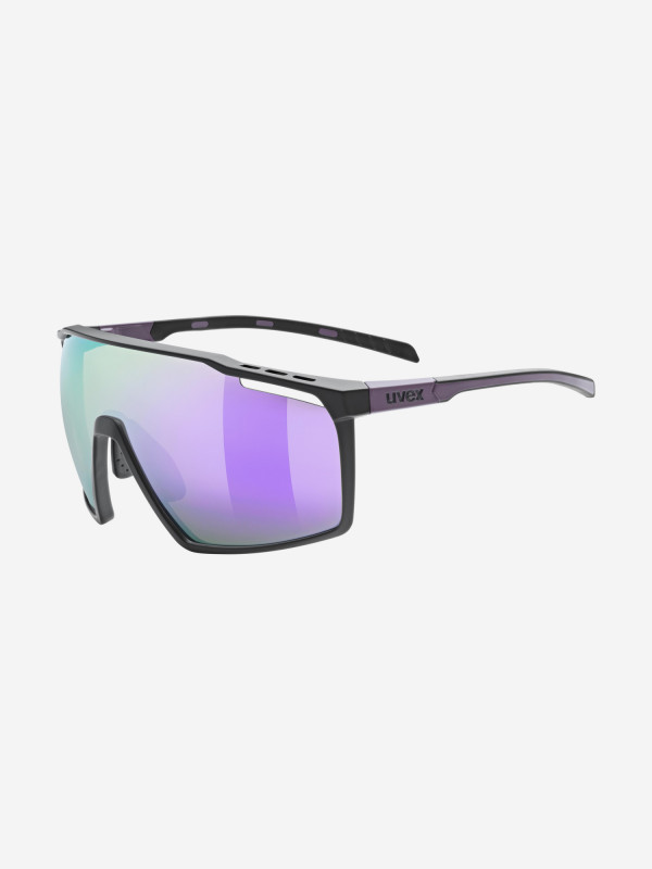Очки солнцезащитные Uvex MTN Perform черный/фиолетовый матовый цвет — купить за 10999 руб., отзывы в интернет-магазине Спортмастер