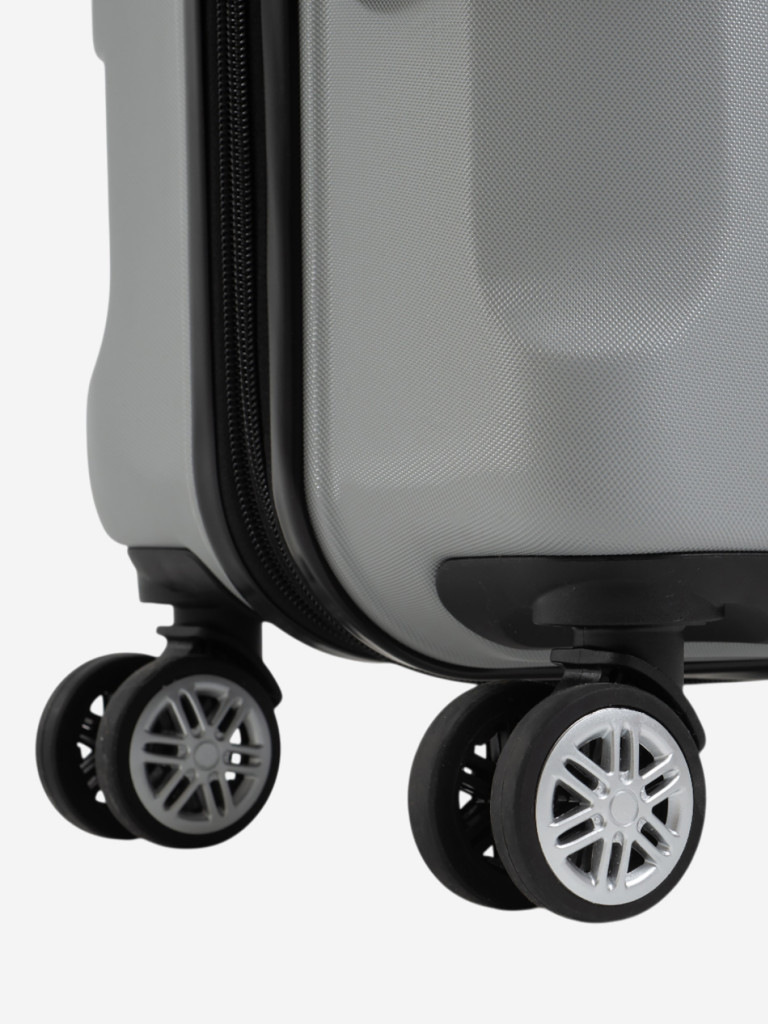 Чемодан ручная кладь S серый Feelway