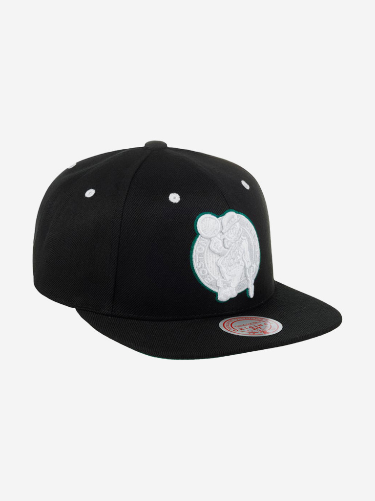 Бейсболка с прямым козырьком MITCHELL NESS 6HSSMM20202-BCEBLCK Boston Celtics NBA (черный)