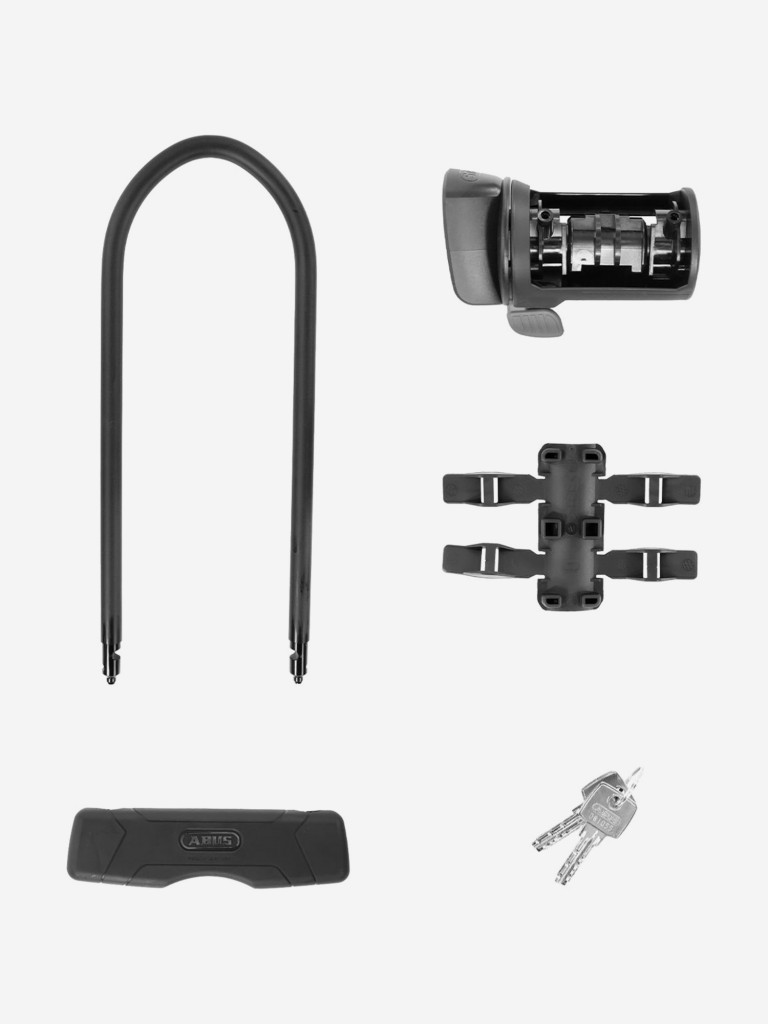 ABUS замок велосипедный унисекс GRANIT 460/150HB300 черный, дуга 13мм, с креплением, ур.10